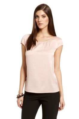 Pleated Silk-Blend &lsquo;Catoni&rsquo; Top