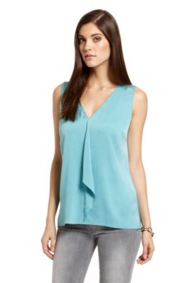 Ruffled Silk-Blend &lsquo;Cacilli&rsquo; Top