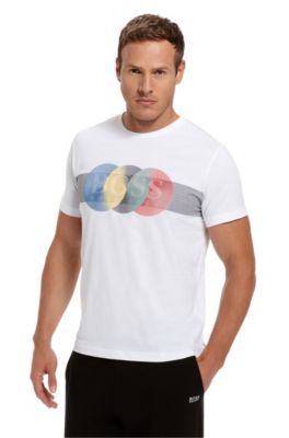Cotton 'Teeox 1' T-Shirt, White