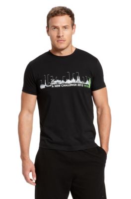 Cotton &lsquo;Teeox 2&rsquo; T-Shirt, Black