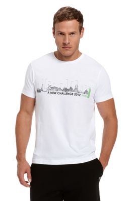 Cotton &lsquo;Teeox 2&rsquo; T-Shirt, White