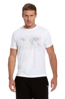 Cotton 'Teeox 4' T-Shirt, White