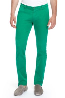 'Rice' | Slim Fit, Stretch Cotton Colored Pants