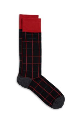 'RS Design US' | Stretch-Cotton Patterned Socks