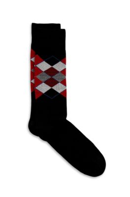 'RS Design US' | Cotton-Modal Argyle Socks
