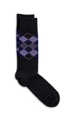 'RS Design US' | Cotton-Modal Argyle Socks