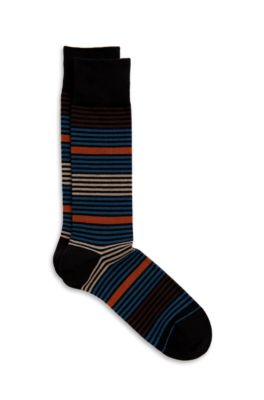 'RS Design US' | Stretch-Cotton Striped Socks