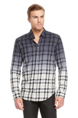 'Equatore' | Slim Fit, Cotton Casual Shirt