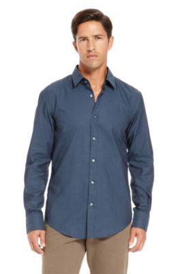 'Ronny' | Slim Fit, Cotton Casual Shirt
