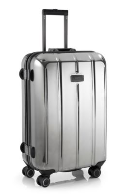 'Perseus_Chrome' | Large Rolling Trolley Suitcase