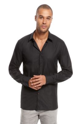 'Elisha' | Slim Fit, Stretch-Cotton Casual Shirt