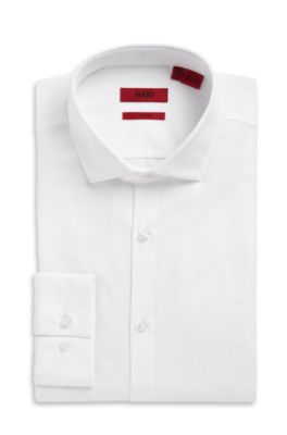 'EastonX' | Slim Fit, Modified Spread Collar Dress Shirt