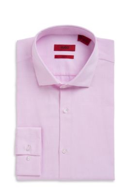 'EastonX' | Slim Fit, Modified Spread Collar Dress Shirt
