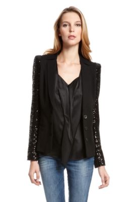 'Ohola' | Sequin Sleeve Blazer