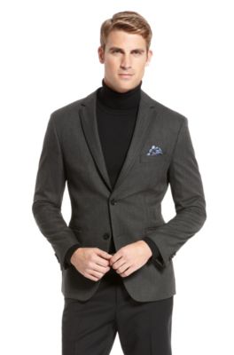 'Coastus' | Slim Fit, Contrast-Trim Lapel Sport Coat