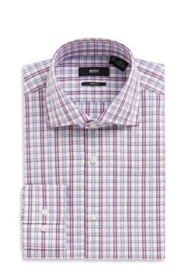 'Miles US' | Modern Fit, Spread Collar Dress Shirt