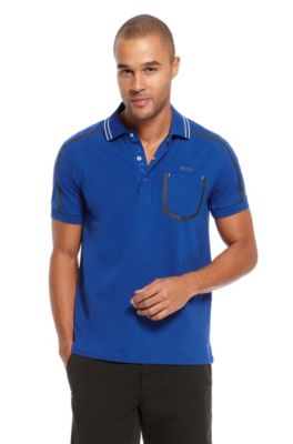 'Pagno' | Slim Fit, Cotton-Blend Polo Shirt