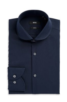 'Josh' | Slim Fit, Round Collar Dress Shirt