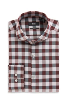'Dwayne' | Slim Fit, Extreme Spread Collar Dress Shirt
