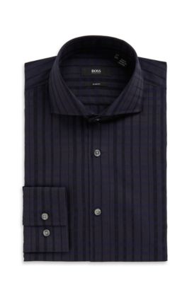 'Jason' | Slim Fit, Spread Collar Dress Shirt