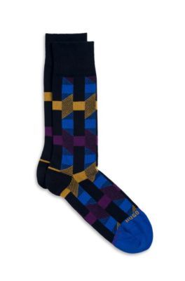 'RS Design US' | Stretch-Cotton Patterned Socks