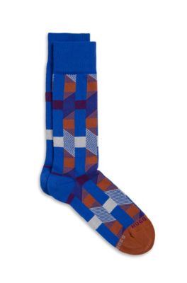 'RS Design US' | Stretch-Cotton Patterned Socks