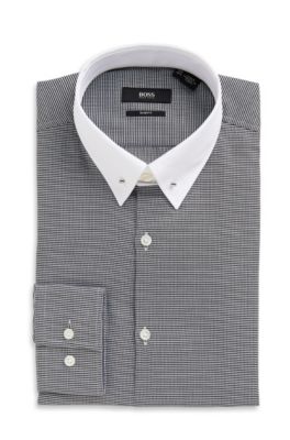 'Ivor' | Slim Fit, Piccadilly Collar Dress Shirt