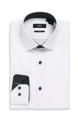 'Juri' | Slim Fit, Spread Collar Dress Shirt