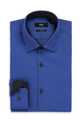 'Juri' | Slim Fit, Spread Collar Dress Shirt