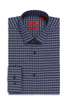 'EverettX' | Slim Fit, Point Collar Dress Shirt