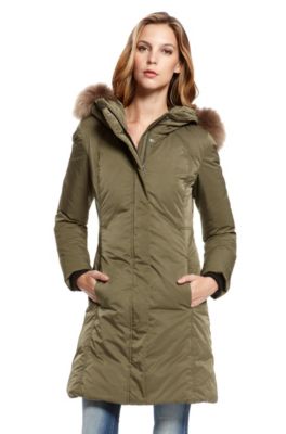 'Odoro' | Hooded Fur-Trim Puffer Coat