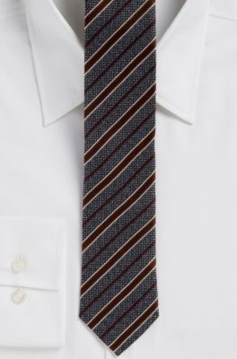 '6 cm Tie' | Skinny Silk Striped Tie
