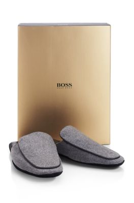 'Homser' | Leather Slipper Gift Set