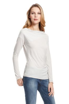 'Tanire' | Jersey Boatneck Top