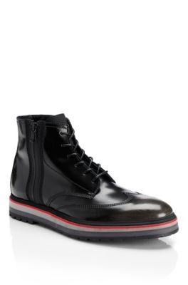 'Sursio' | Leather Lace-Up Boot