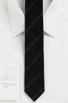 '6 cm Tie ' | Skinny Silk Striped Tie