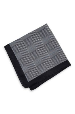 'Pocket Square' | Patterned Silk 33x33