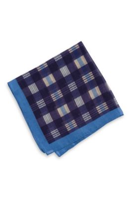 'Pocket Square' | Patterned Silk 33x33