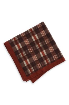 'Pocket Square' | Patterned Silk 33x33