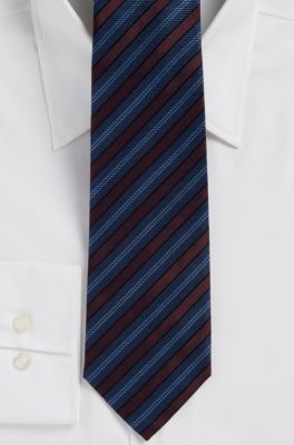 '8 cm Tie' | Regular Silk Striped Tie 