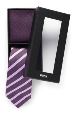 'Set Tie + Pocket Square' | Tie and Pocket Square Gift Set