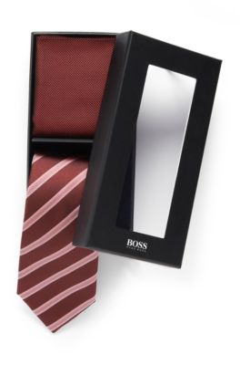 'Set Tie + Pocket Square' | Tie and Pocket Square Gift Set