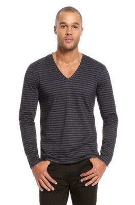 'Dridon' | Stretch-Cotton Striped T-Shirt