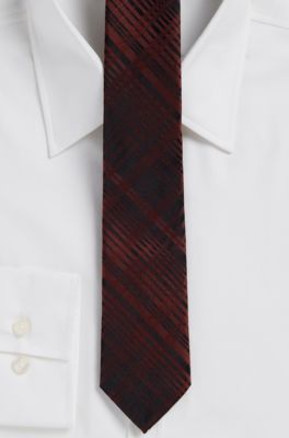 &lsquo;7.5 cm Tie &rsquo; | Regular Silk Striped Tie