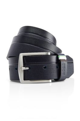'Tendrik' | Embossed Leather Belt