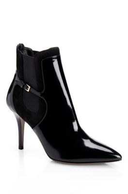 'Maurika' | Patent Leather Ankle Boot