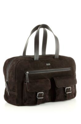 'Clime' | Leather Top Handle Weekender Bag