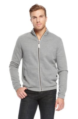 'Turin' | Cotton-Blend Stand Collar Sweatshirt