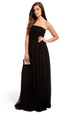 'Dianela' | Silk-Crepe Strapless Dress