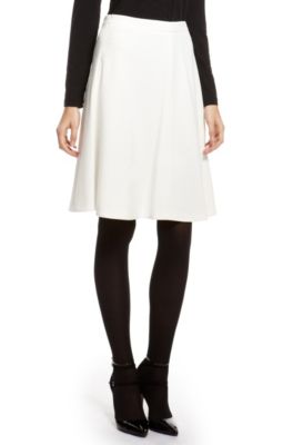 'Valuna' | Wool-Blend A-Line Skirt